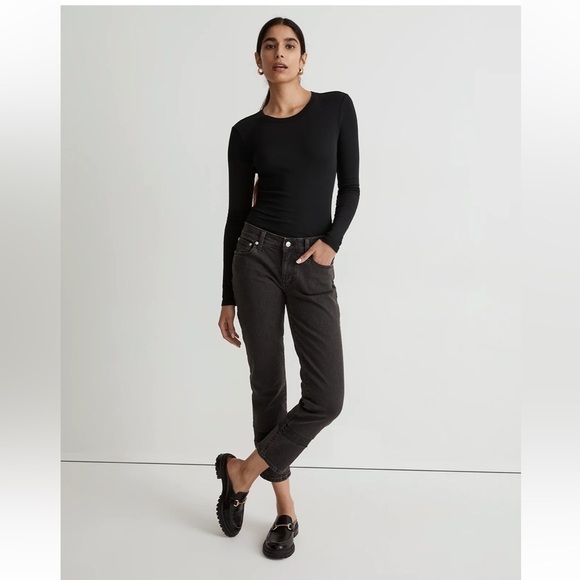 Madewell The Low-Rise Perfect Vintage Jean in Lunar Wash  NEW With Tags size 23 - Picture 1 of 12